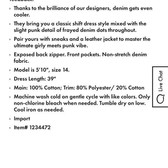 ELOQUII Textured Denim Dress - Picture 12 of 12